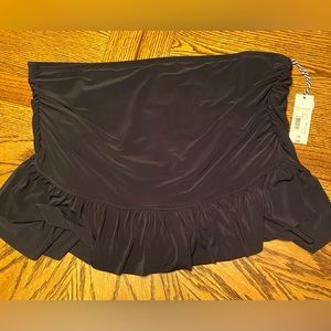 Sonnet Shores Black Swim Skirt Size 18 W. New With Tags